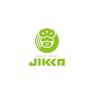 yusa_projectさんの福岡のゲストハウス「 JIKKA」のロゴ　外国人旅行者の実家的存在を目指し開業します！への提案