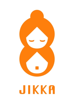 whiterabbit0220さんの福岡のゲストハウス「 JIKKA」のロゴ　外国人旅行者の実家的存在を目指し開業します！への提案