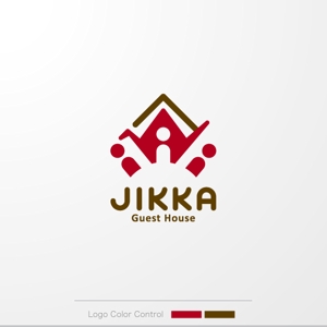 ＊ sa_akutsu ＊ (sa_akutsu)さんの福岡のゲストハウス「 JIKKA」のロゴ　外国人旅行者の実家的存在を目指し開業します！への提案