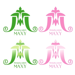 co-bangさんの美容室「MAXY」のロゴ作成への提案