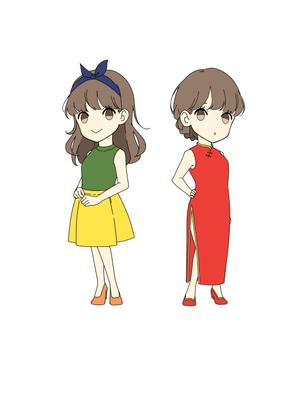 ハヤミアスカ ()さんの求人媒体用女の子キャラクターイラストへの提案
