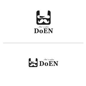 川口 (yas_k)さんのメンズ専門ヘアサロン「ＤoＥＮ」のロゴへの提案