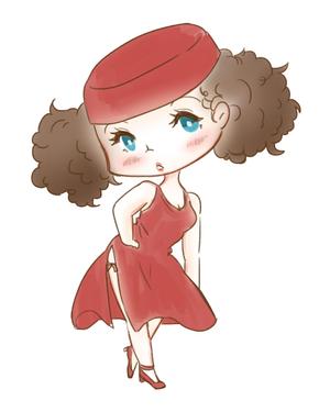 尾池ユリ絵 (setsuna)さんの求人媒体用女の子キャラクターイラストへの提案