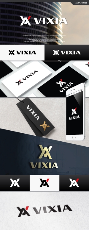 take5-design (take5-design)さんの新しい柔道着のブランド「VIXIA」のロゴへの提案