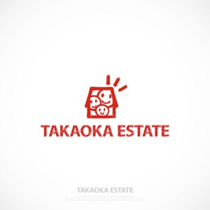 HABAKIdesign (hirokiabe58)さんの不動産会社   株式会社高岡エステート  の、社名のワードロゴの作成への提案