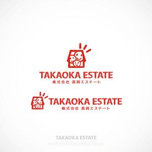 HABAKIdesign (hirokiabe58)さんの不動産会社   株式会社高岡エステート  の、社名のワードロゴの作成への提案