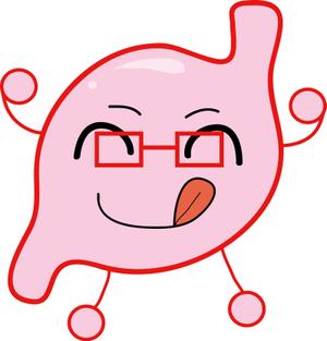 鵜飼 (shiawaseukai)さんの胃のキャラクターへの提案