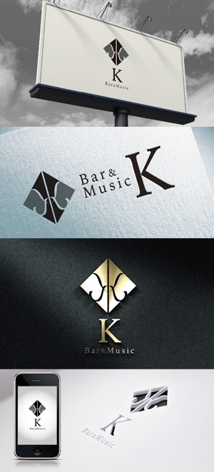 k_31 (katsu31)さんの都内バーのロゴ作成への提案