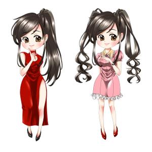 Tubling ()さんの求人媒体用女の子キャラクターイラストへの提案