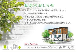K-Station (K-Station)さんの引っ越しハガキのデザインへの提案