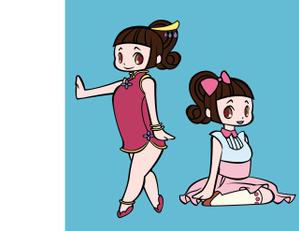 透兎 (achroite_rabbit)さんの求人媒体用女の子キャラクターイラストへの提案