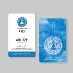 DONGRIN (DONGRIN_GRAPHICS)さんの岩盤ホットヨガ「岩盤ヨガリグ」の名刺デザインへの提案