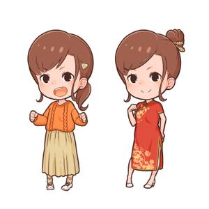 Keije ()さんの求人媒体用女の子キャラクターイラストへの提案