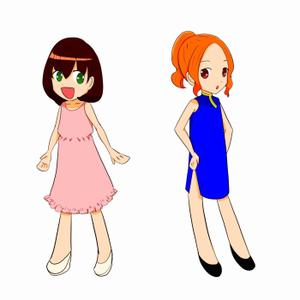 iwashi9172さんの求人媒体用女の子キャラクターイラストへの提案