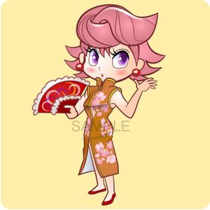 株式会社エルエルパレス／岩気裕司 (elpiy)さんの求人媒体用女の子キャラクターイラストへの提案