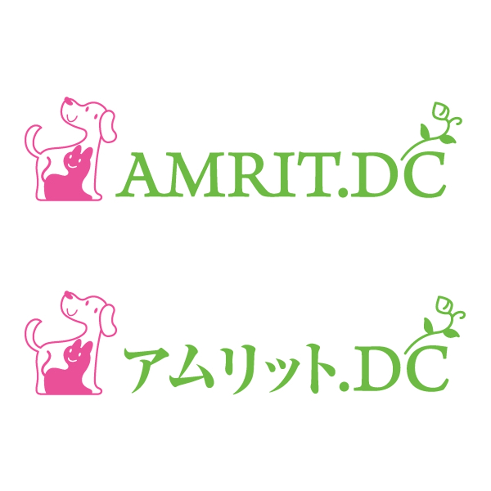 株式会社アムリット.DC 【高齢犬サポート会社】の企業ロゴを作って下さい！