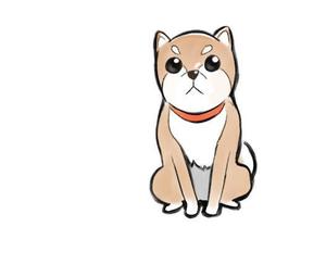 チーム山茶花 (kasane_6)さんの和食器・和雑貨用の「柴犬」デザインをお願いします。への提案