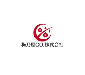 horieyutaka1 (horieyutaka1)さんの梅乃屋コーポレーション株式会社の社名ワードロゴとエンブレムロゴのデザインへの提案
