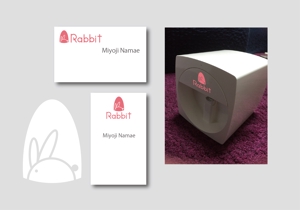 sametさんのAUTO NAIL から新商品のネイルプリンター　Rabbit  のロゴへの提案