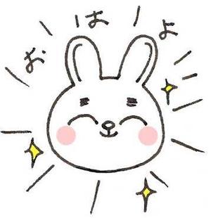  片山由美子 (Koyumi27)さんのゆるくて可愛いうさぎのラインスタンプ作成依頼への提案