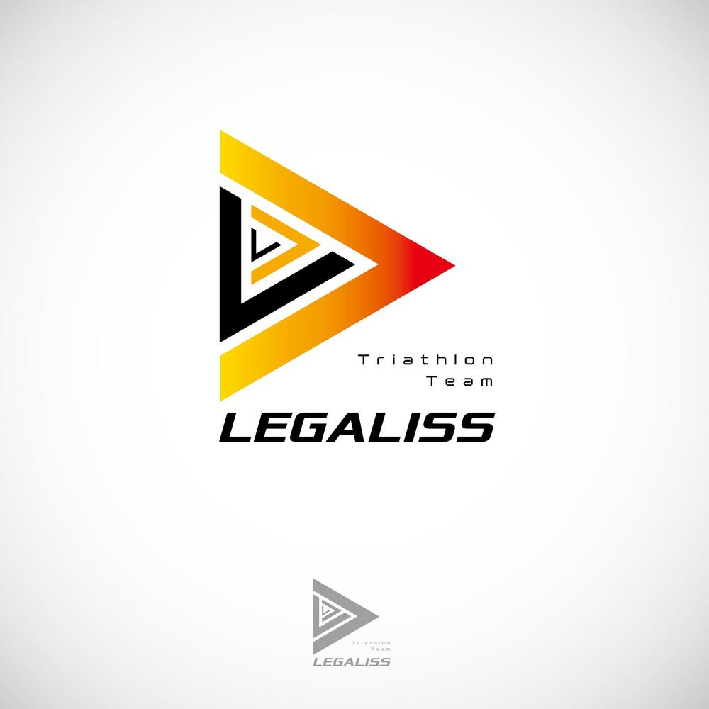 トライアスロンチーム「LEGALISS」 (レガリス）のチームロゴ　