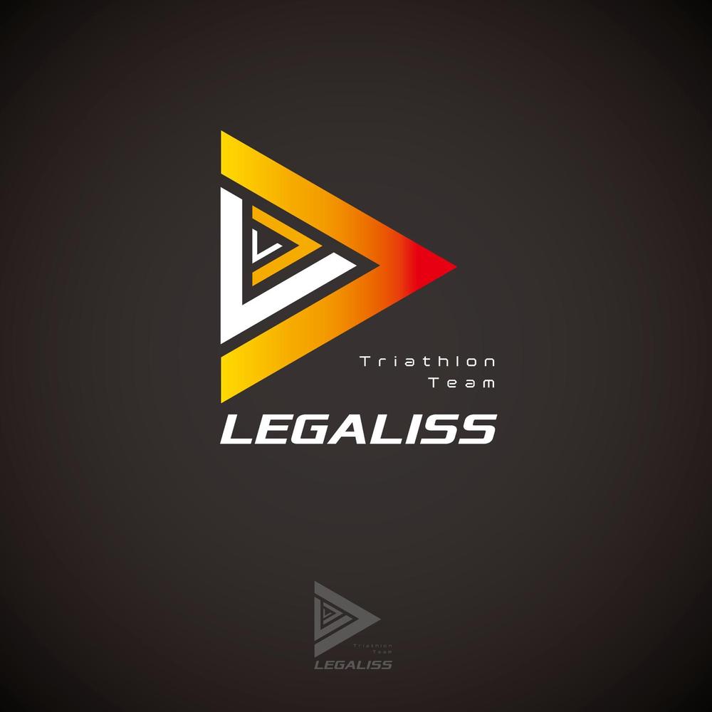 トライアスロンチーム「LEGALISS」 (レガリス）のチームロゴ　