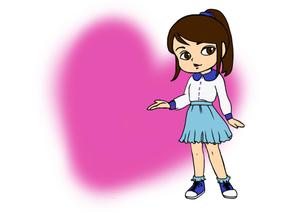 ぽんだ屋 (ponjun)さんの求人媒体用女の子キャラクターイラストへの提案