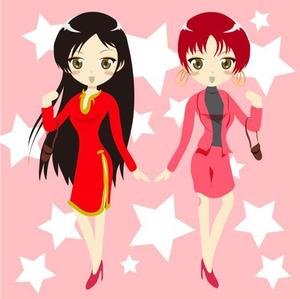 BB098 (BB098)さんの求人媒体用女の子キャラクターイラストへの提案