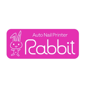 あどばたいじんぐ・とむ (adtom)さんのAUTO NAIL から新商品のネイルプリンター　Rabbit  のロゴへの提案