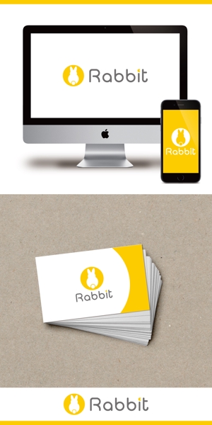 konamaru (konamaru)さんのAUTO NAIL から新商品のネイルプリンター　Rabbit  のロゴへの提案