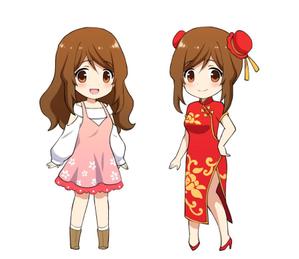 マメタ (kiropin)さんの求人媒体用女の子キャラクターイラストへの提案