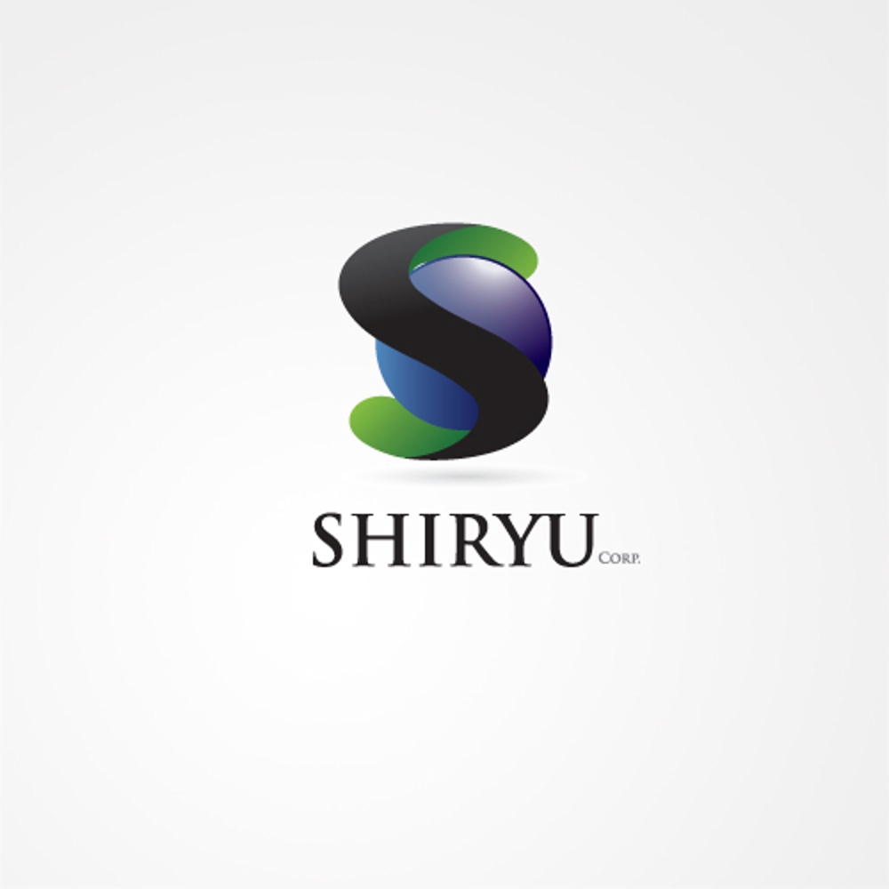 「SHIRYU Corporation （デザイン合わなければCorporationは無くても大丈夫です）」のロゴ作成