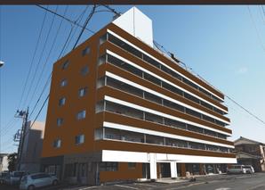 WHALE CREATIVE WORKS (win_3o)さんのマンションの外壁塗装カラーコーディネートへの提案