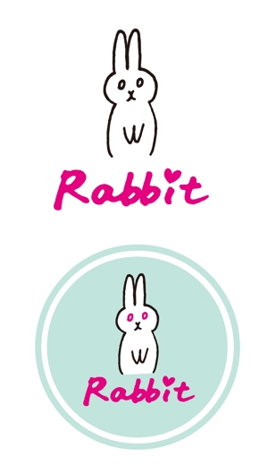 yuca taneda (poetoria)さんのAUTO NAIL から新商品のネイルプリンター　Rabbit  のロゴへの提案