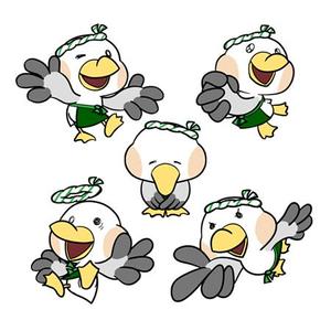 えお ()さんのカモメのキャラクターデザインへの提案