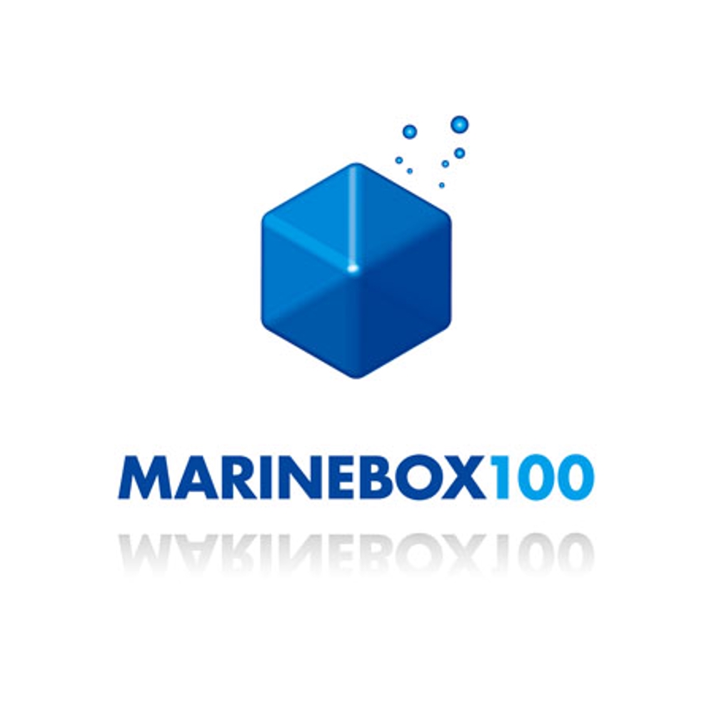 「MARINEBOX100」のロゴ作成