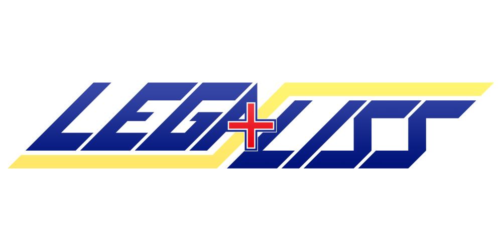 トライアスロンチーム「LEGALISS」 (レガリス）のチームロゴ　