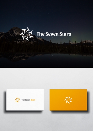 ork (orkwebartworks)さんの７人での共同出資によるイベント会社名「The Seven Stars」のロゴへの提案