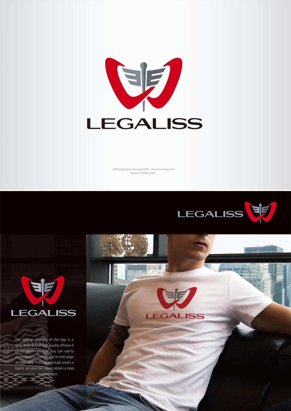 トライアスロンチーム「LEGALISS」 (レガリス）のチームロゴ　