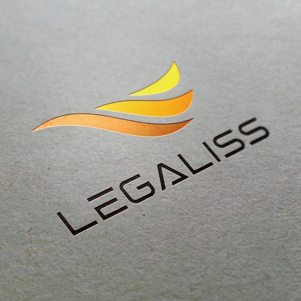 トライアスロンチーム「LEGALISS」 (レガリス）のチームロゴ　