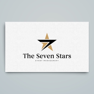 haru_Design (haru_Design)さんの７人での共同出資によるイベント会社名「The Seven Stars」のロゴへの提案