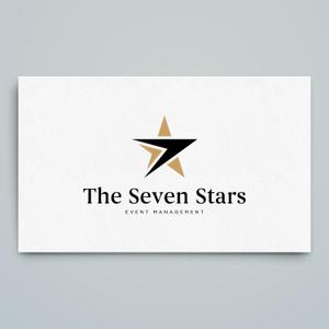 haru_Design (haru_Design)さんの７人での共同出資によるイベント会社名「The Seven Stars」のロゴへの提案