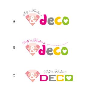 keraさんの新業態「＆deco」ショップロゴの作成への提案