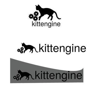 vDesign (isimoti02)さんのアプリ開発チーム「kittengine」のロゴ作成への提案