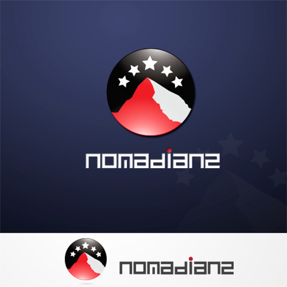 スポーツブランド「Nomadianz 」のロゴ作成