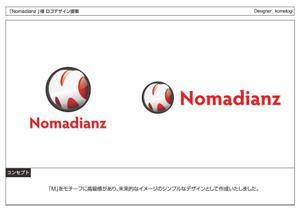 kometogi (kometogi)さんのスポーツブランド「Nomadianz 」のロゴ作成への提案