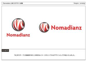 kometogi (kometogi)さんのスポーツブランド「Nomadianz 」のロゴ作成への提案