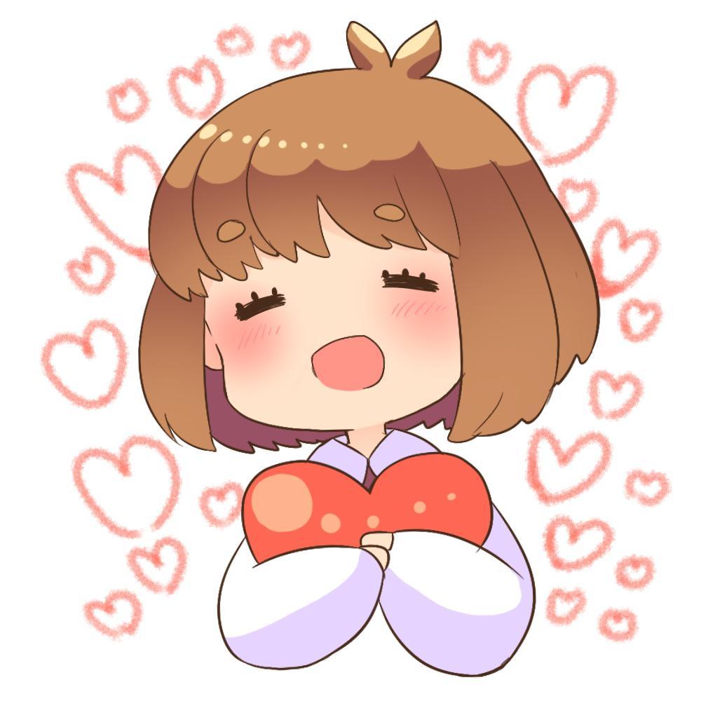 ほんわか可愛いカップルスタンプ（女の子だけでも可）