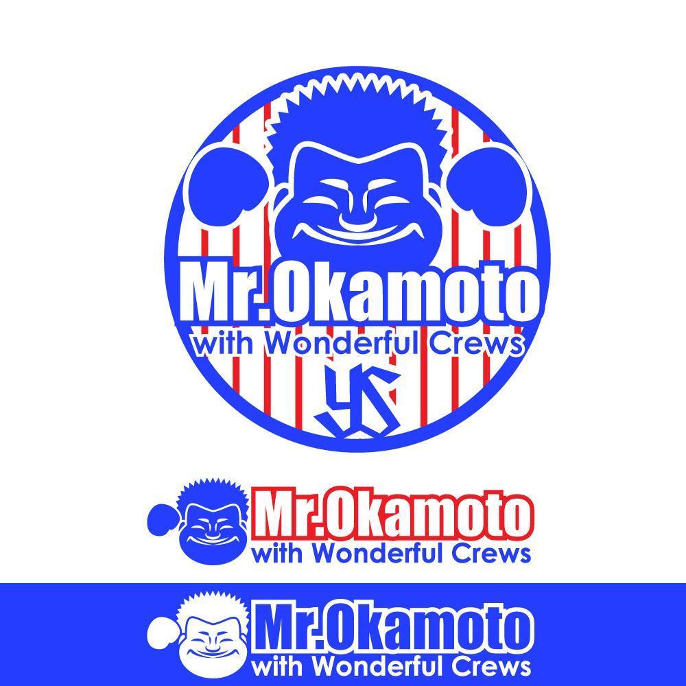 プロ野球観戦サークル「Mr.おかもとと愉快な仲間たち」のロゴマーク