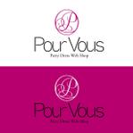 BASIC (do-basic)さんのパーティードレス専門店【PourVous】のロゴ制作　★★報酬７万円★★への提案
